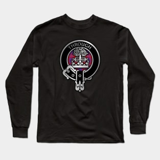 Clan Hamilton Crest & Tartan Long Sleeve T-Shirt